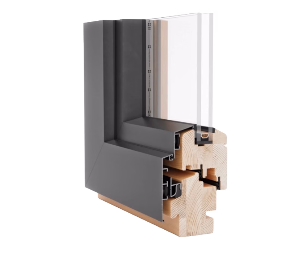 Infissi a Roma su misura: qualità, isolamento e design 6 Infisso Alluminio Legno